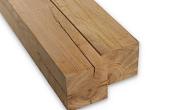 eiken   balken geschaafd