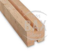 Sleufpaal Midden 150x150mm - Douglas Palen